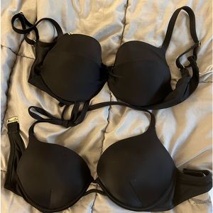 2 VS bikini tops- never worn. 36C